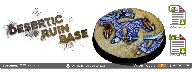 Painting desert ruins for Warhammer - Tutorial 